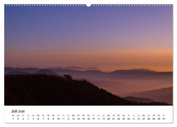 Produktbild: Naturerlebnis Nordschwarzwald (hochwertiger Premium Wandkalender 2026 DIN A2 quer), Kunstdruck in Hochglanz