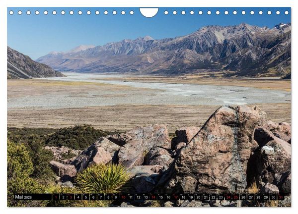 Produktbild: Neuseeland - Attraktiver S&uuml;den (Wandkalender 2026 DIN A4 quer), CALVENDO Monatskalender