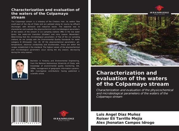 Produktbild: Characterization and evaluation of the waters of the Colpamayo stream