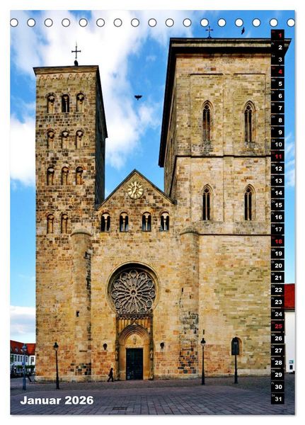 Produktbild: Osnabr&uuml;ck Fassade (Tischkalender 2026 DIN A5 hoch), CALVENDO Monatskalender