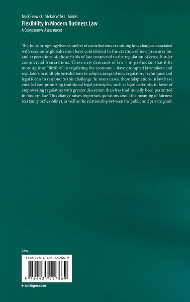 Produktbild: Flexibility in Modern Business Law
