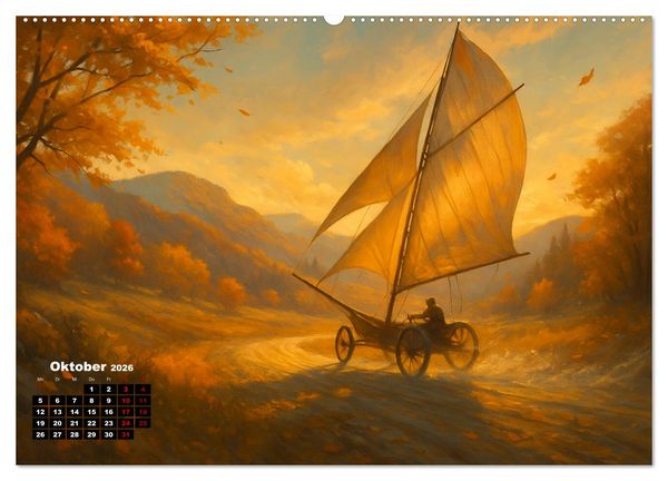 Produktbild: Wind bewegt die Welt (Wandkalender 2026 DIN A2 quer), CALVENDO Monatskalender