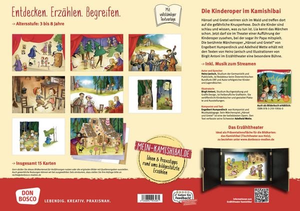 Produktbild: H&auml;nsel und Gretel. Kamishibai Bildkartenset