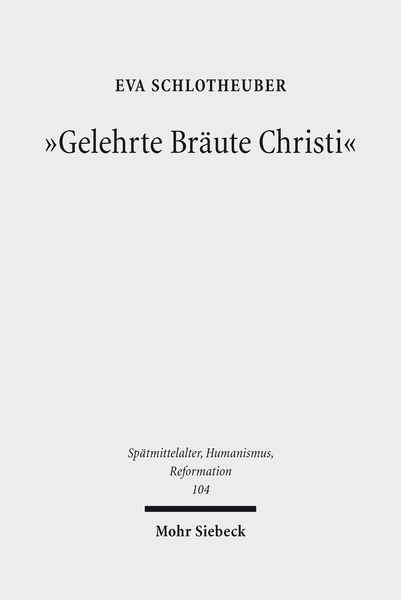 Produktbild: "Gelehrte Br&auml;ute Christi"