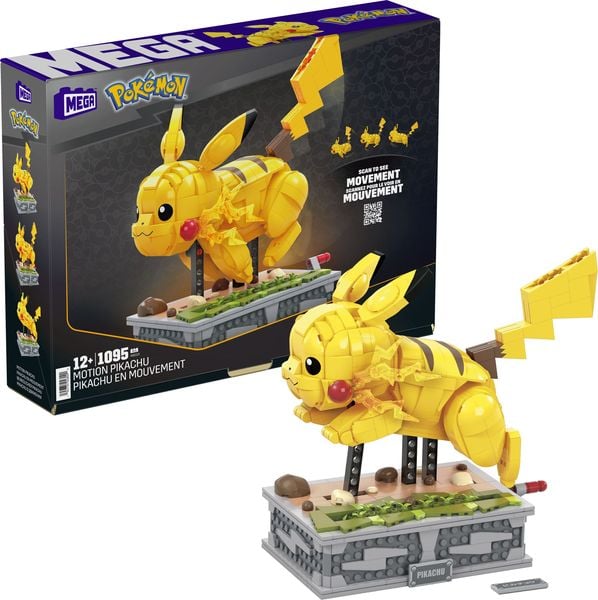 Mega Bloks - Pokémon Pikachu Collector Figur (beweglich), Bauset