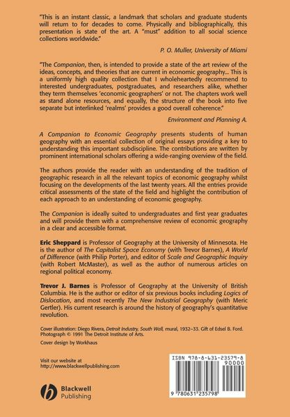 Produktbild: Companion to Economic Geography