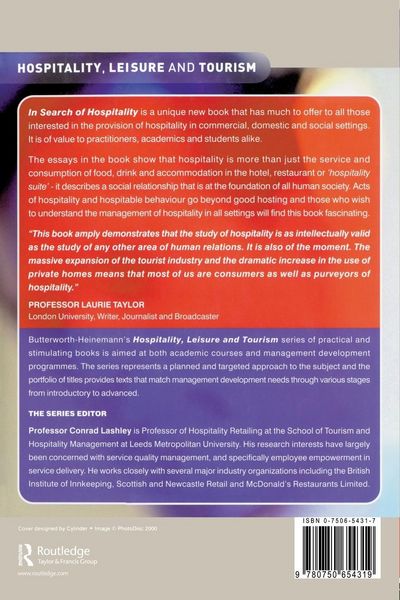 Produktbild: In Search of Hospitality