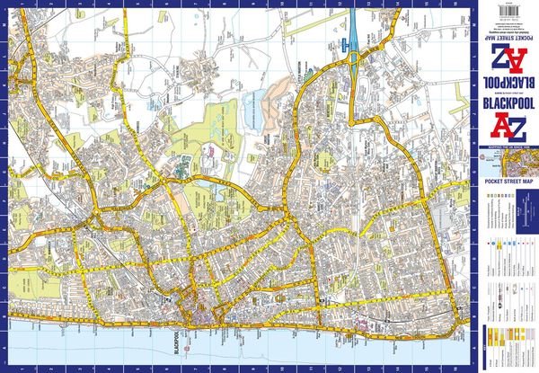Produktbild: Blackpool A-Z Pocket Street Map