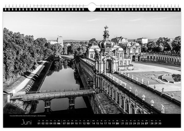 Produktbild: Kalender Dresden schwarz / wei&szlig; 2027