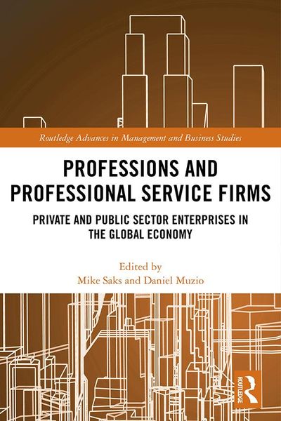 Produktbild: Professions and Professional Service Firms