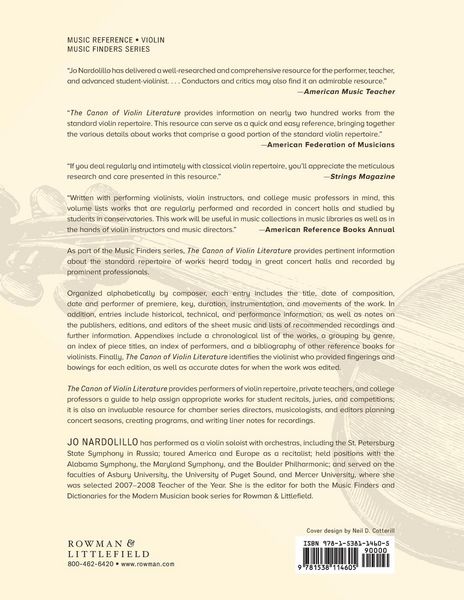 Produktbild: Canon of Violin Literature