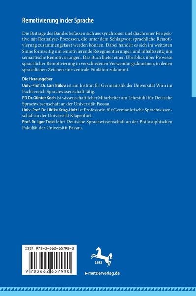 Produktbild: Remotivierung in der Sprache