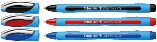 Schneider Kugelschreiber Slider Memo XB, 3er Set