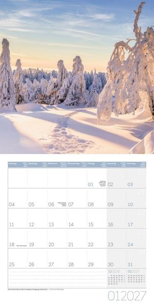 Produktbild: Traumpfade Kalender 2027 - 30x30 - Art12