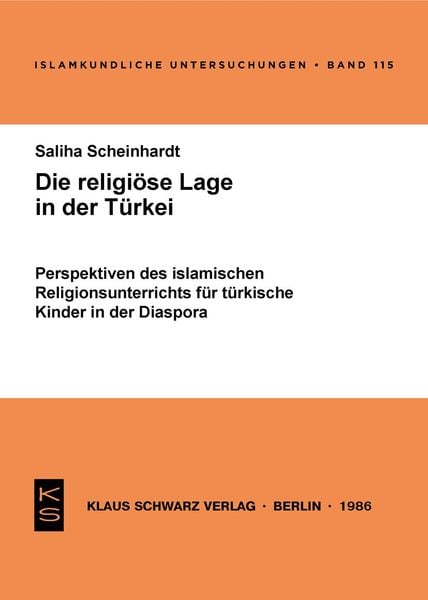 Produktbild: Die religi&ouml;se Lage in der T&uuml;rkei