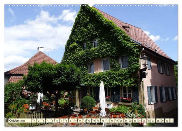 Produktbild: Unterwegs in Backnang (Wandkalender 2026 DIN A2 quer), CALVENDO Monatskalender