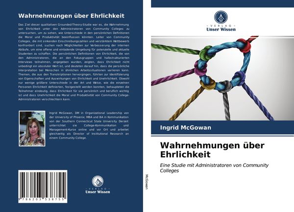 Produktbild: Wahrnehmungen &uuml;ber Ehrlichkeit