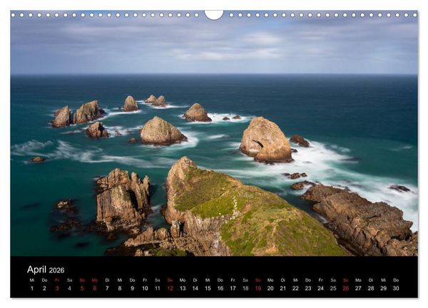 Produktbild: South Island - Neuseelands S&uuml;dinsel (Wandkalender 2026 DIN A3 quer), CALVENDO Monatskalender