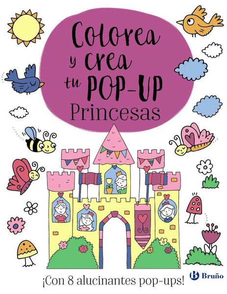 Produktbild: Colorea y crea tu pop-up. Princesas