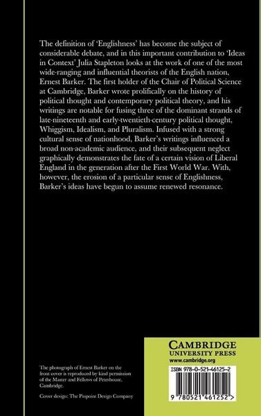 Produktbild: Englishness and the Study of Politics