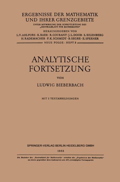 Produktbild: Analytische Fortsetzung