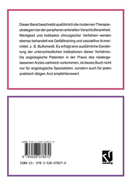 Produktbild: Aktuelle Therapieprinzipien bei der peripheren arteriellen Verschlu&szlig;krankheit