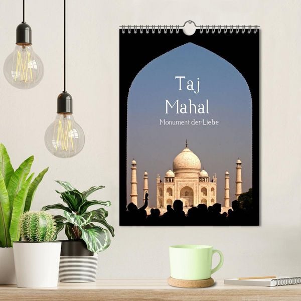 Produktbild: Taj Mahal - Monument der Liebe (Wandkalender 2026 DIN A4 hoch), CALVENDO Monatskalender