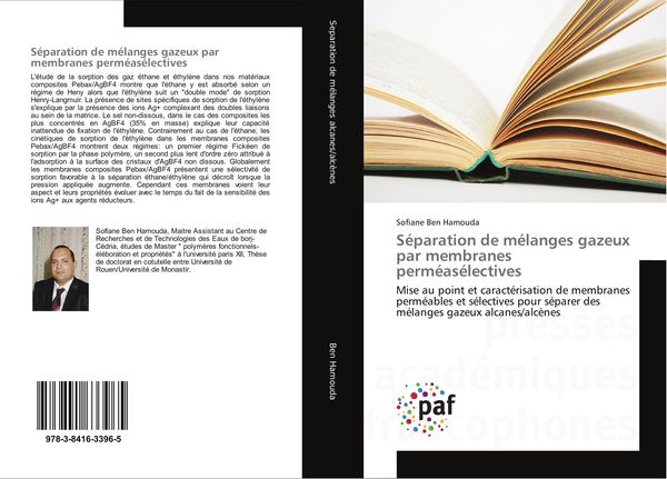 Produktbild: S&eacute;paration de m&eacute;langes gazeux par membranes perm&eacute;as&eacute;lectives