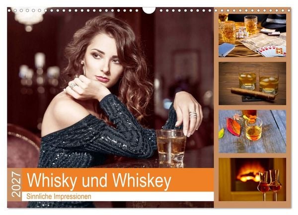 Produktbild: Whisky und Whiskey 2027. Sinnliche Impressionen (Wandkalender 2027 DIN A3 quer), CALVENDO Monatskalender