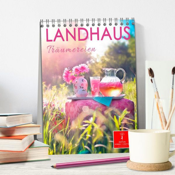 Produktbild: Landhaus Tr&auml;umereien (Tischkalender 2026 DIN A5 hoch), CALVENDO Monatskalender