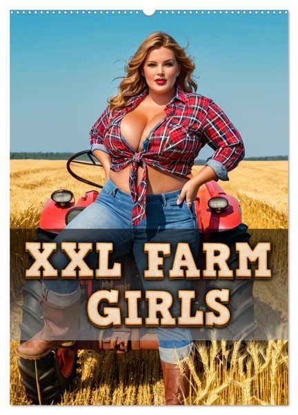 Produktbild: XXL Farm Girls (Wandkalender 2026 DIN A2 hoch), CALVENDO Monatskalender