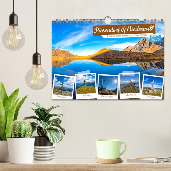 Produktbild: Piesendorf & Niedernsill (Wandkalender 2026 DIN A4 quer), CALVENDO Monatskalender