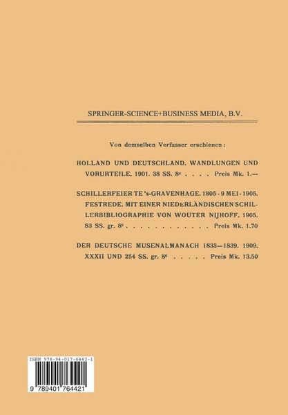 Produktbild: Das Niederlandische Faustspiel des Siebzehnten Jahrhunderts