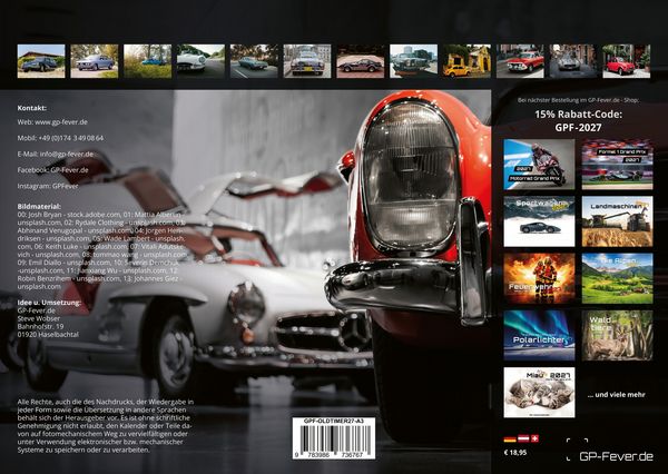 Produktbild: Oldtimer - OLDIES BUT GOLDIES - 2027 - Kalender DIN A3