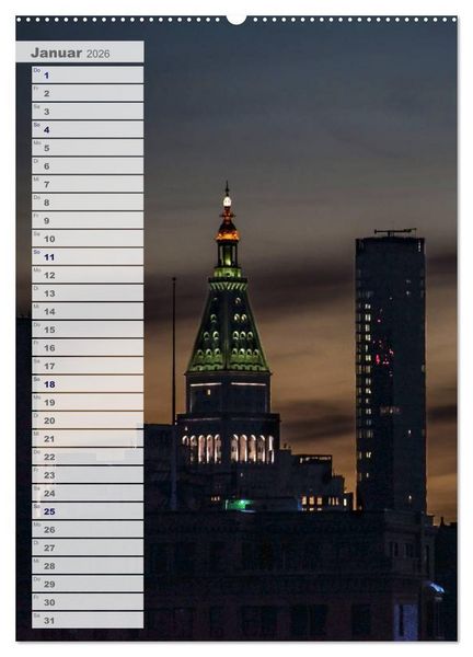 Produktbild: New York - Manhattan (Wandkalender 2026 DIN A2 hoch), CALVENDO Monatskalender