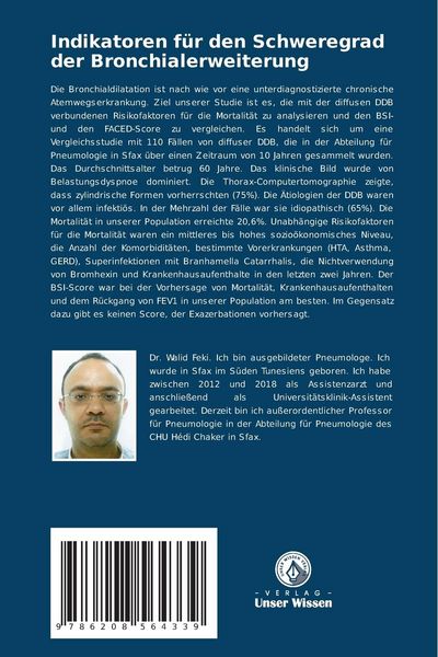 Produktbild: Indikatoren f&uuml;r den Schweregrad der Bronchialerweiterung