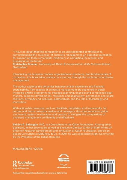Produktbild: Orchestra Management in Practice