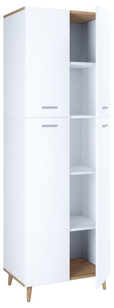 Produktbild: Holz Dielenschrank Mehrzweckschrank Schrank Landos