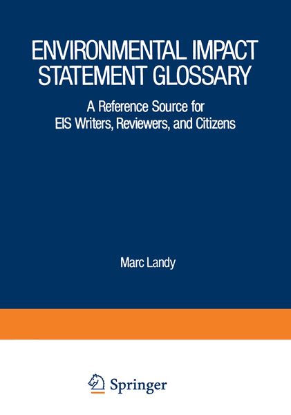 Produktbild: Environmental Impact Statement Glossary