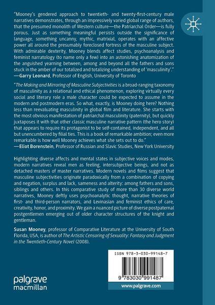 Produktbild: The Making and Mirroring of Masculine Subjectivities