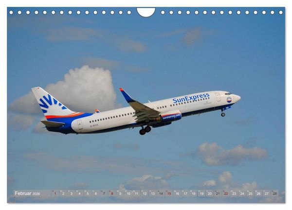 Produktbild: Flugzeuge - Eindrucksvolle Riesen am Himmel (Wandkalender 2026 DIN A4 quer), CALVENDO Monatskalender