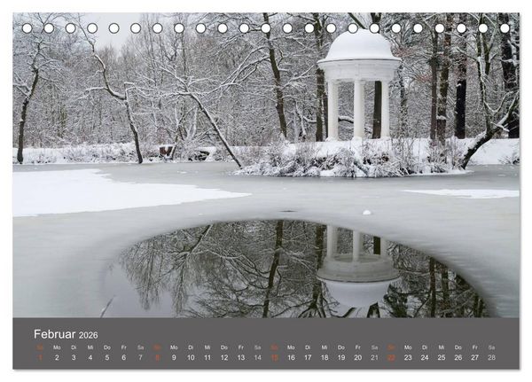 Produktbild: Leipzig - Parks und Landschaften (Tischkalender 2026 DIN A5 quer), CALVENDO Monatskalender