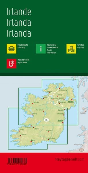 Produktbild: Freytag & berndt Stra&szlig;enkarte Irland 1:350.000