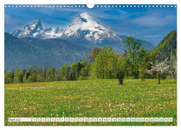 Produktbild: Bayerisches Alpenparadies (Wandkalender 2026 DIN A3 quer), CALVENDO Monatskalender