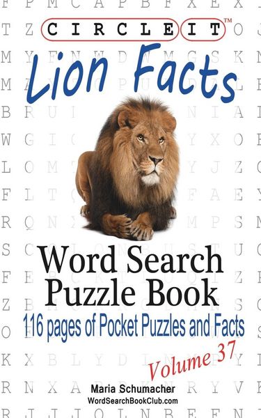 Produktbild: Circle It, Lion Facts, Word Search, Puzzle Book