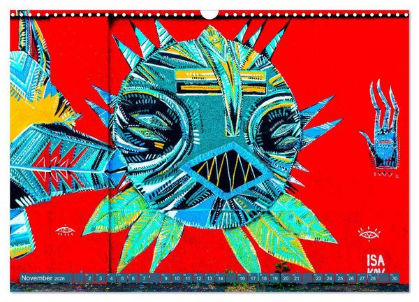 Produktbild: Street art K&ouml;ln Michael Jaster (Wandkalender 2026 DIN A3 quer), CALVENDO Monatskalender