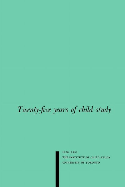 Produktbild: Twenty-Five Years of Child Study