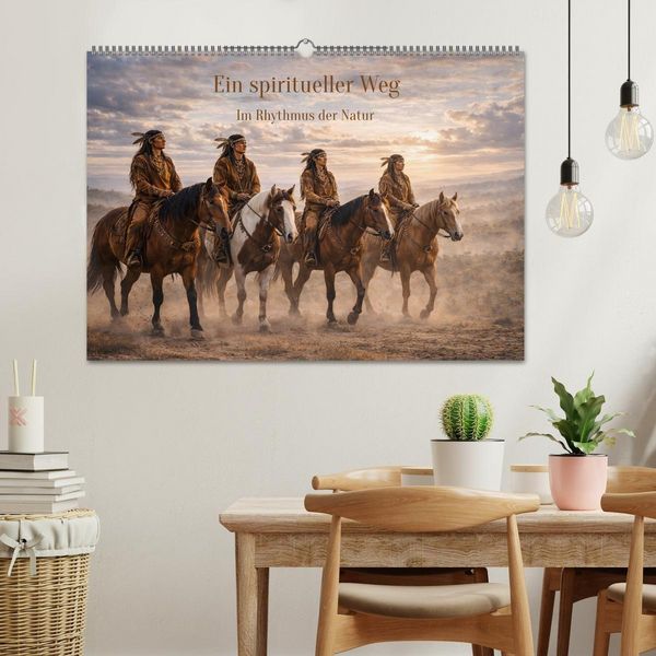 Produktbild: Ein spiritueller Weg. Im Rhythmus der Natur (Wandkalender 2027 DIN A2 quer), CALVENDO Monatskalender