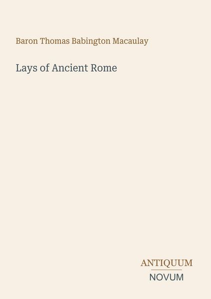 Produktbild: Lays of Ancient Rome