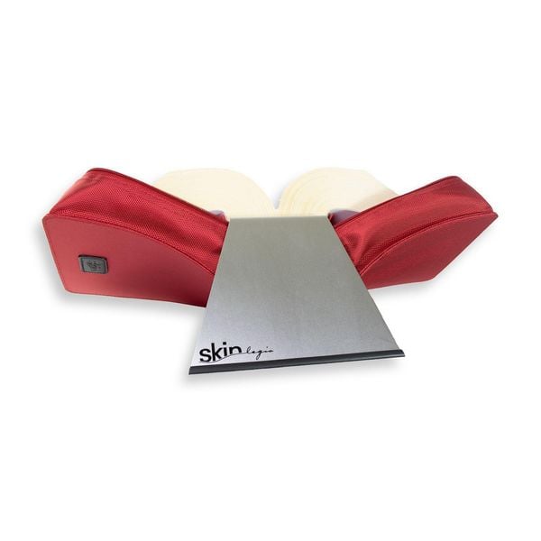 Produktbild: HabersackSKIN Tasche BASIC Gr. XL in Rubin-Rot mit Tragegurt & Buchst&uuml;tze